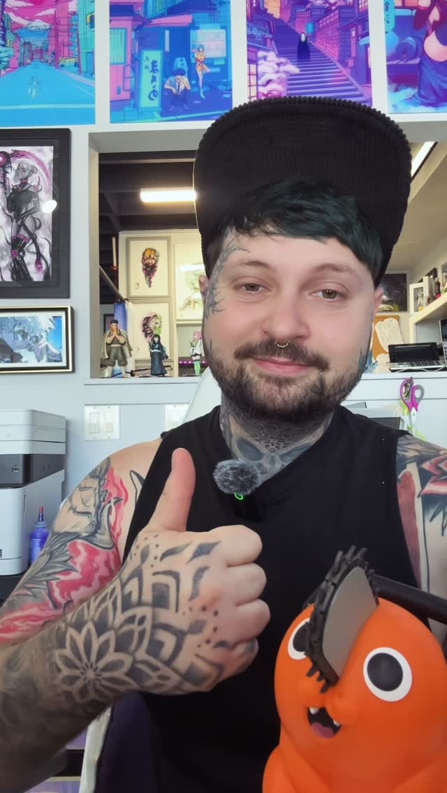 Post 3 by Frank Robles San Diego Tattoo Artist on Instagram (video)