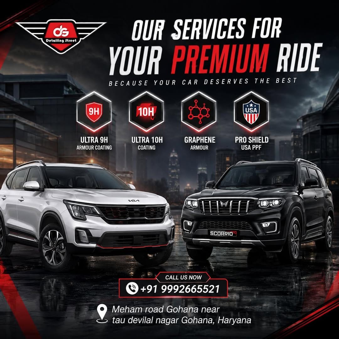 Post 1 by Detailing Street Gohana on Instagram (image)