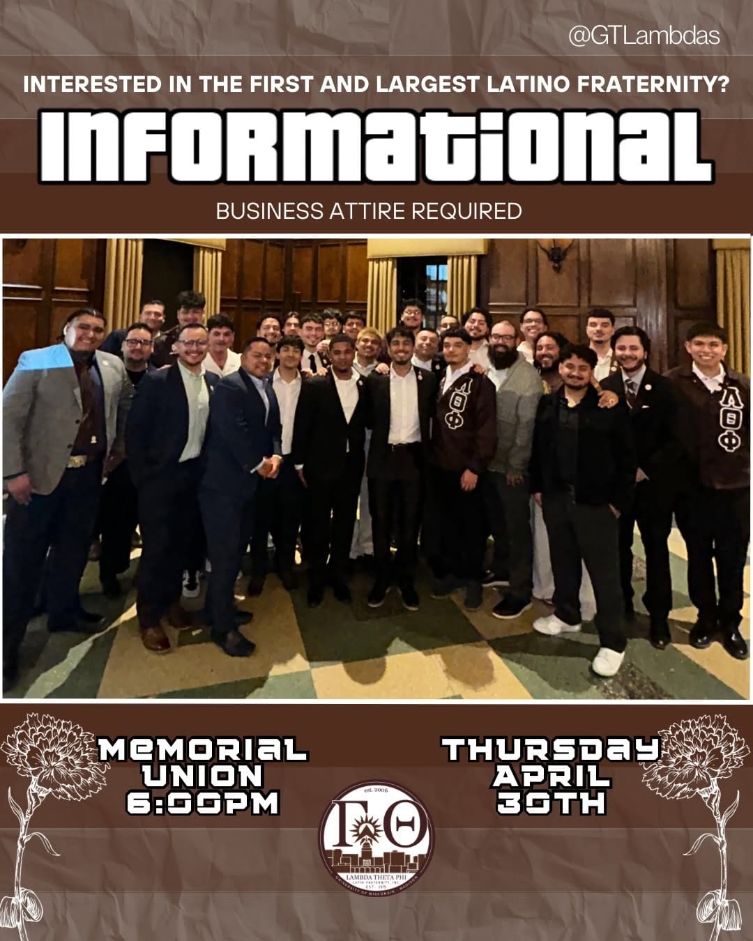 Post 2 by GAMMA THETA CHAPTER on Instagram (image)