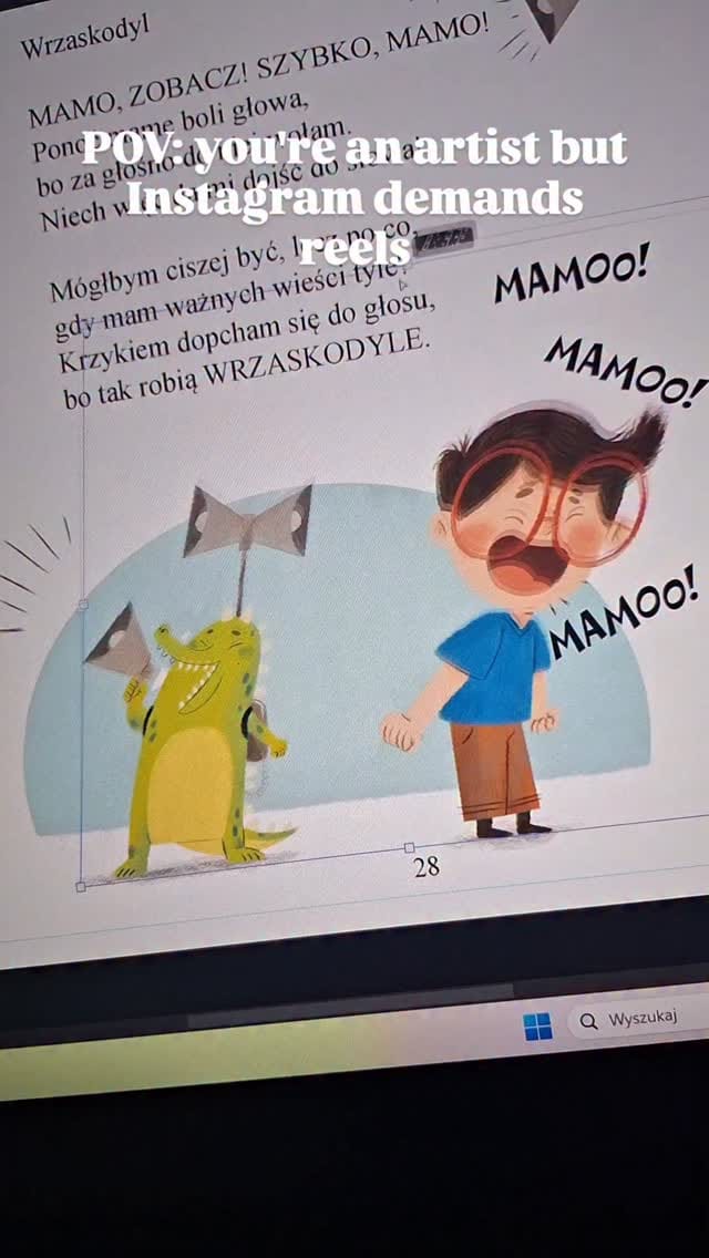 Post 3 by Paweł Gierliński | Children's Book Illustrator on Instagram (video)