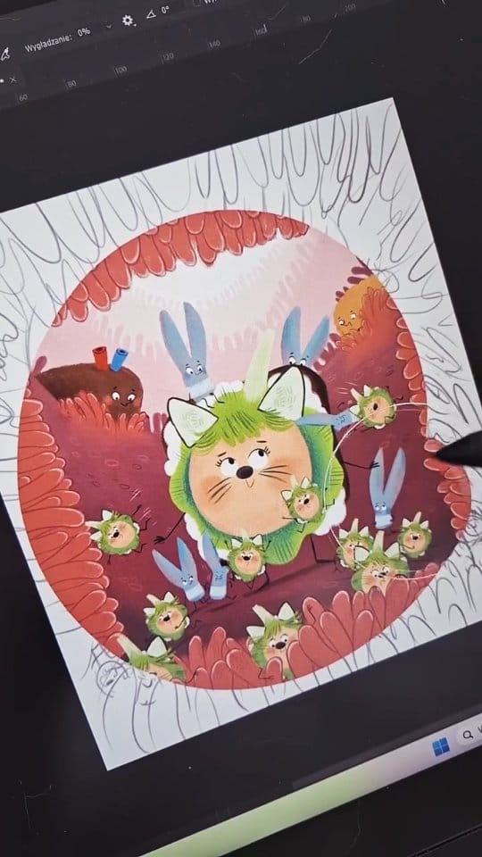 Post 5 by Paweł Gierliński | Children's Book Illustrator on Instagram (video)
