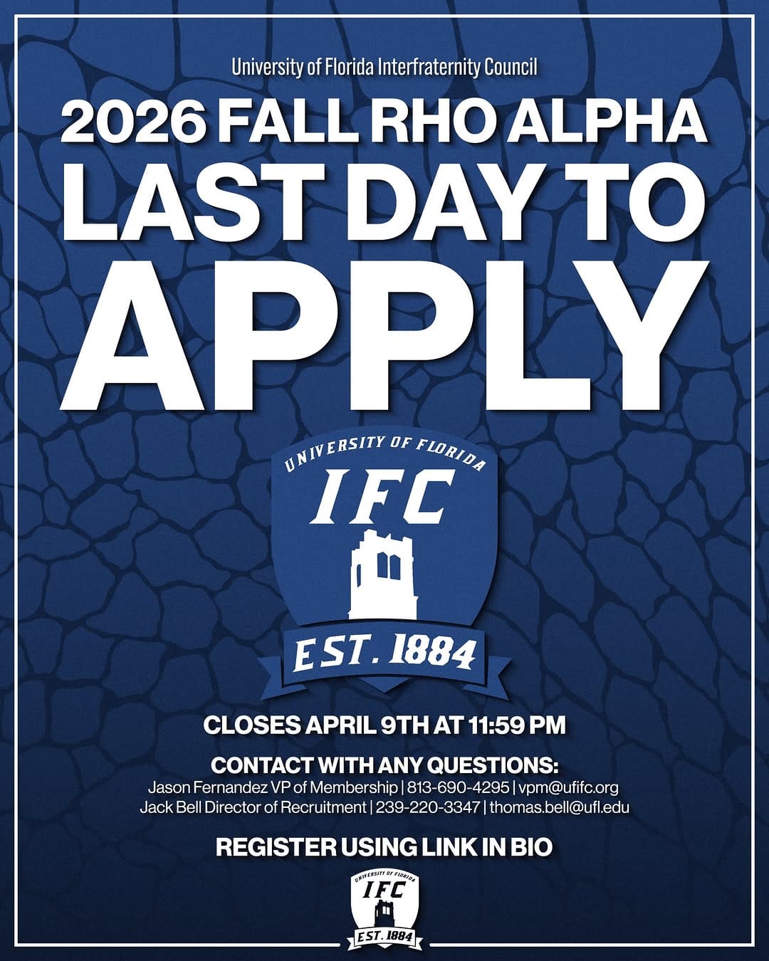 Post 5 by UF Interfraternity Council on Instagram (image)