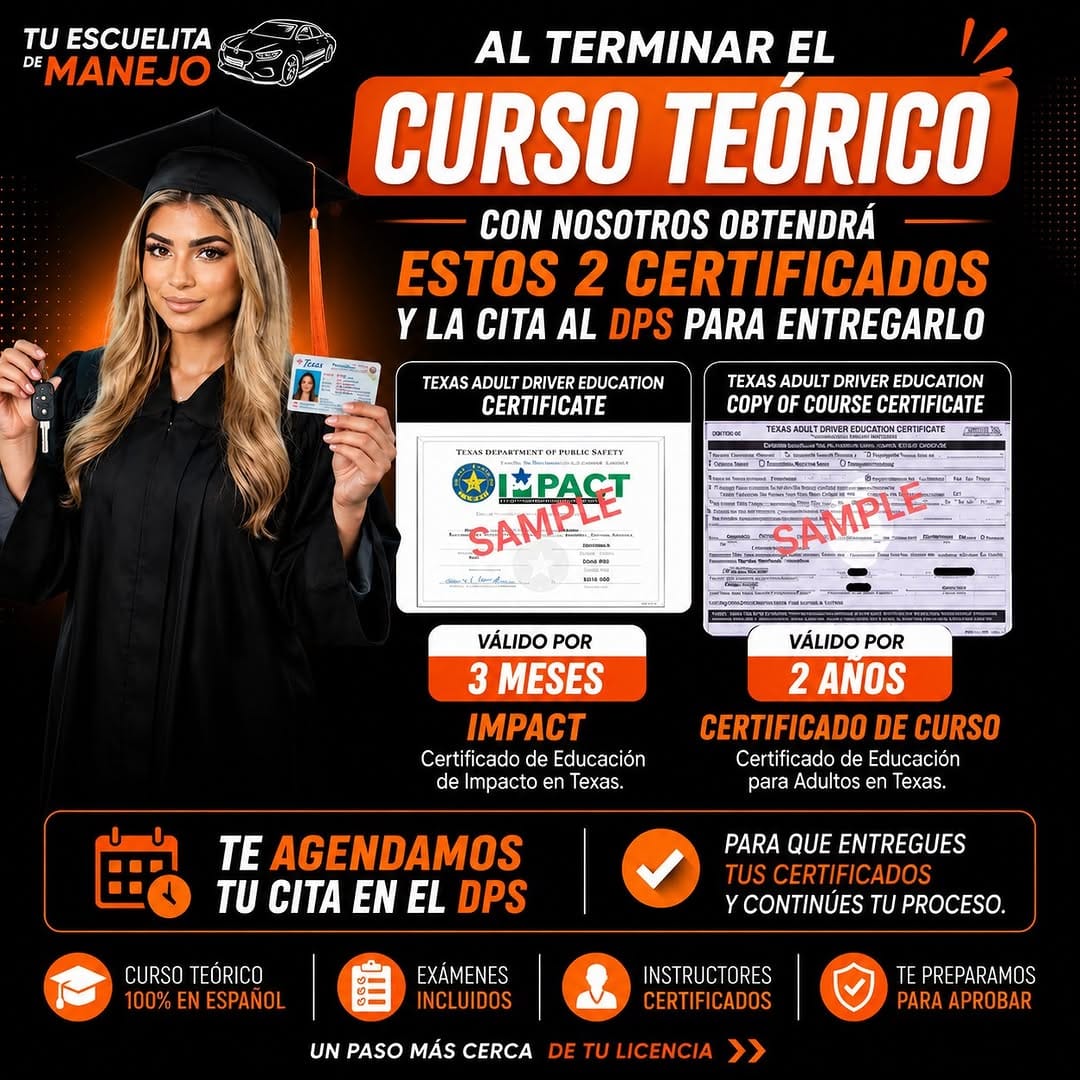 Post 2 by | Licencia de conducir | Escuela de manejo | on Instagram (image)