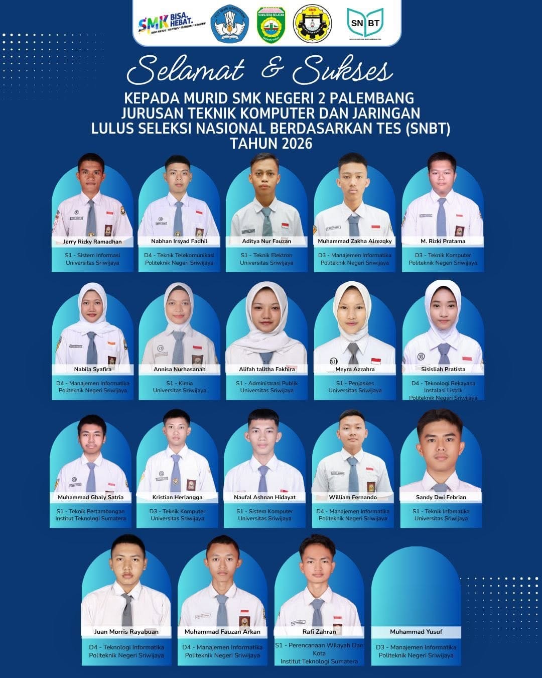 Post 2 by SMK Negeri 2 Palembang on Instagram (carousel)