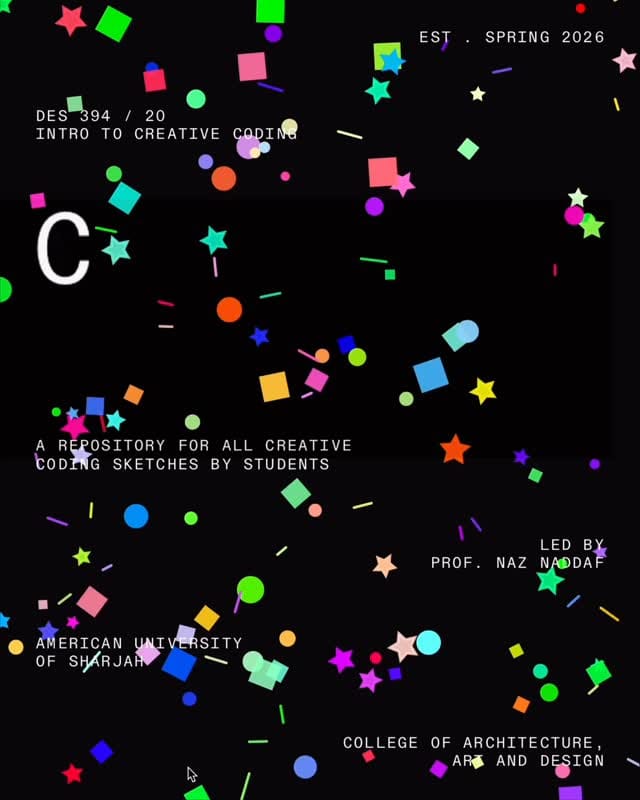 Post 2 by CAAD at AUS on Instagram (video)
