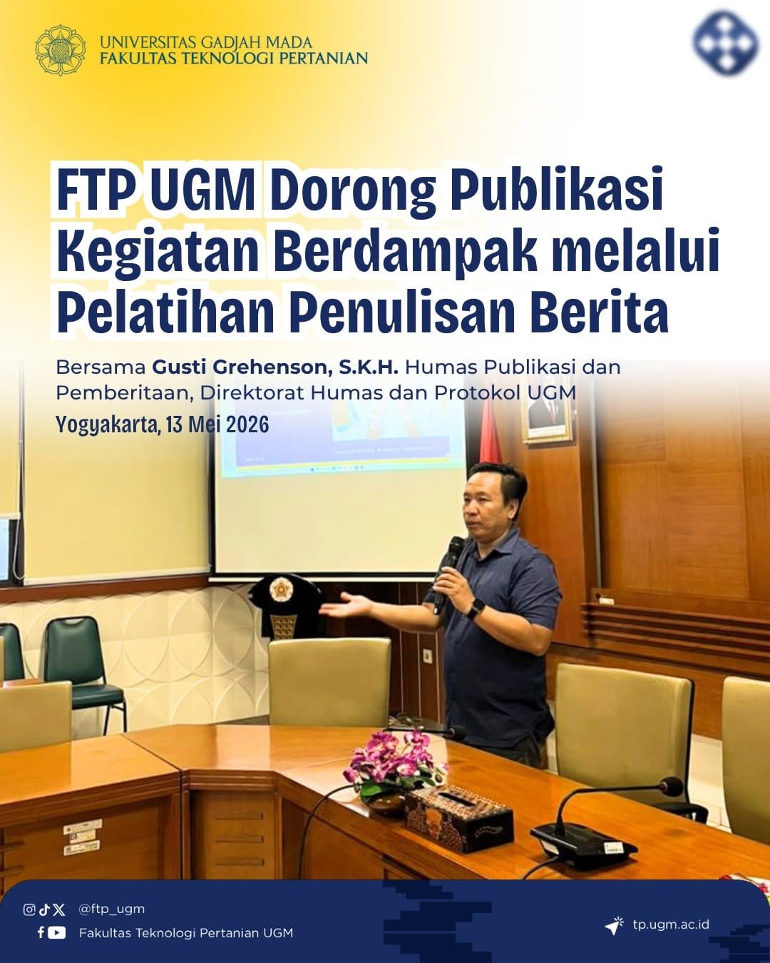 Post 4 by Fakultas Teknologi Pertanian UGM on Instagram (carousel)