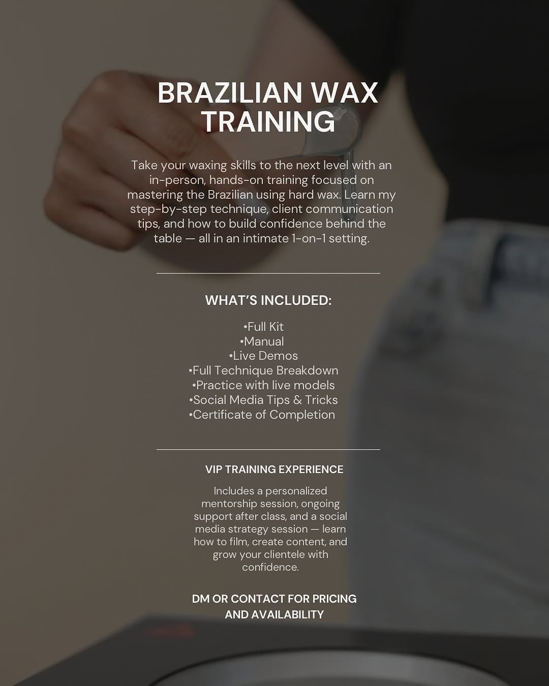 Post 9 by ANNALISA MUNGIA | STRIP TWEEZE | OC BRAZILIANS + BROWS on Instagram (image)
