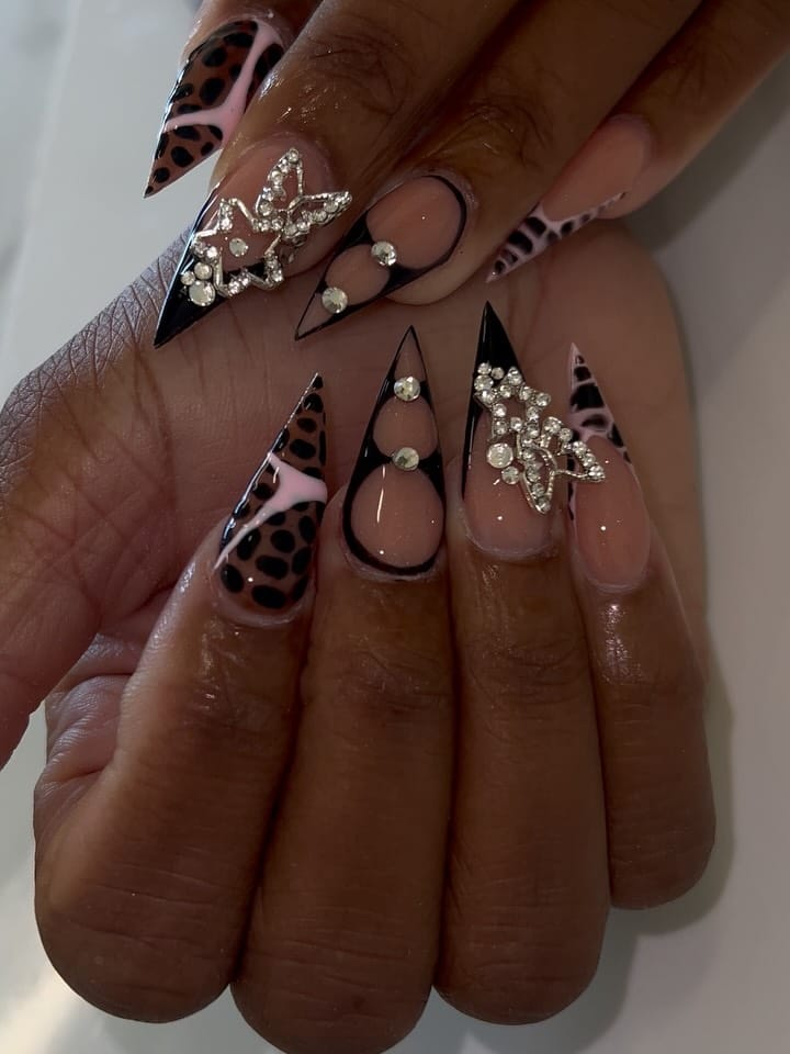 Post 1 by #1 Nail Artist in Broward on Instagram (carousel)