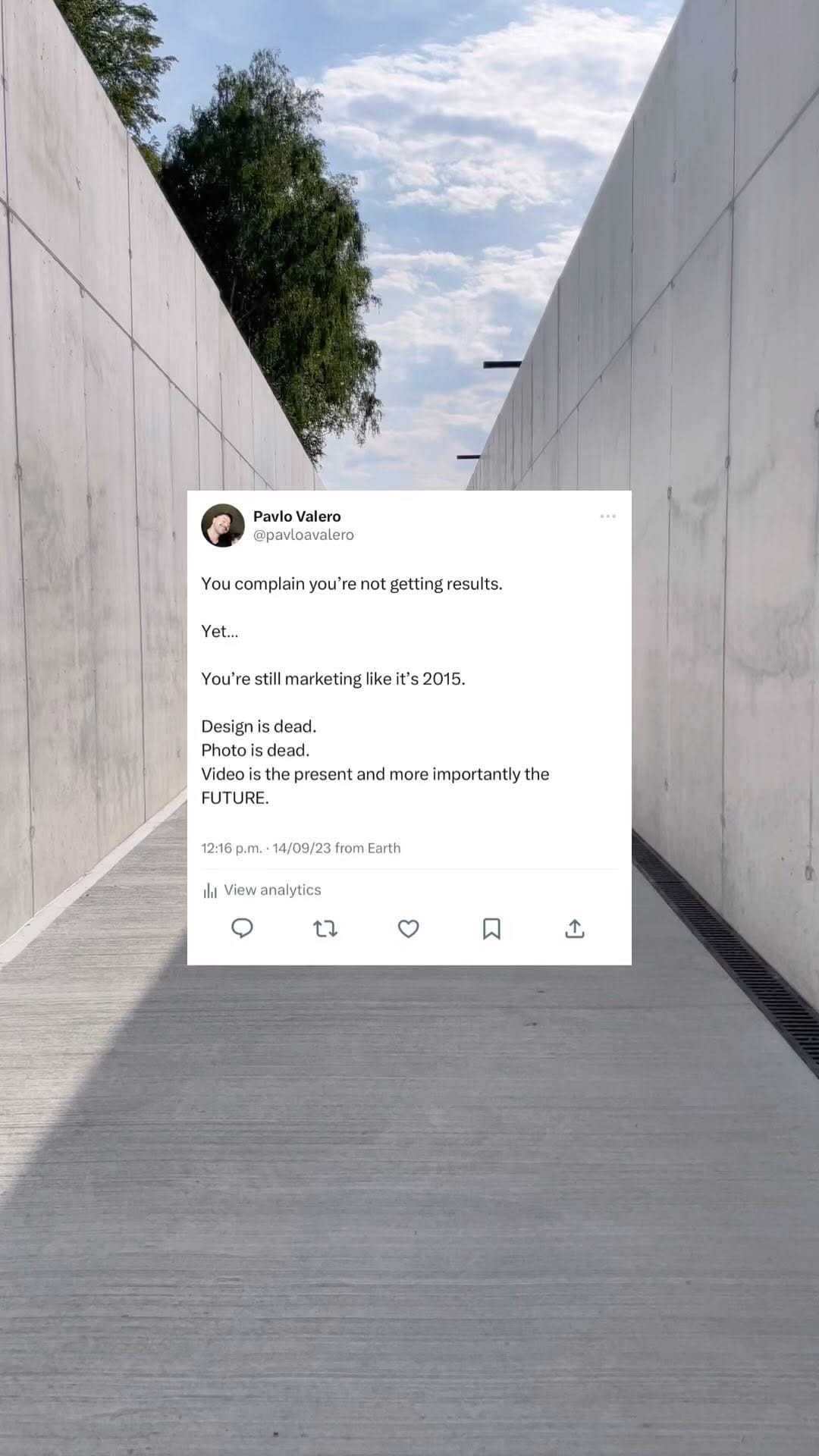 Post 5 by Pavlo Valero on Instagram (video)