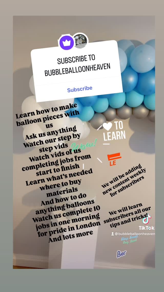 Post 2 by BubbleBalloonHeavenEvents on Instagram (video)