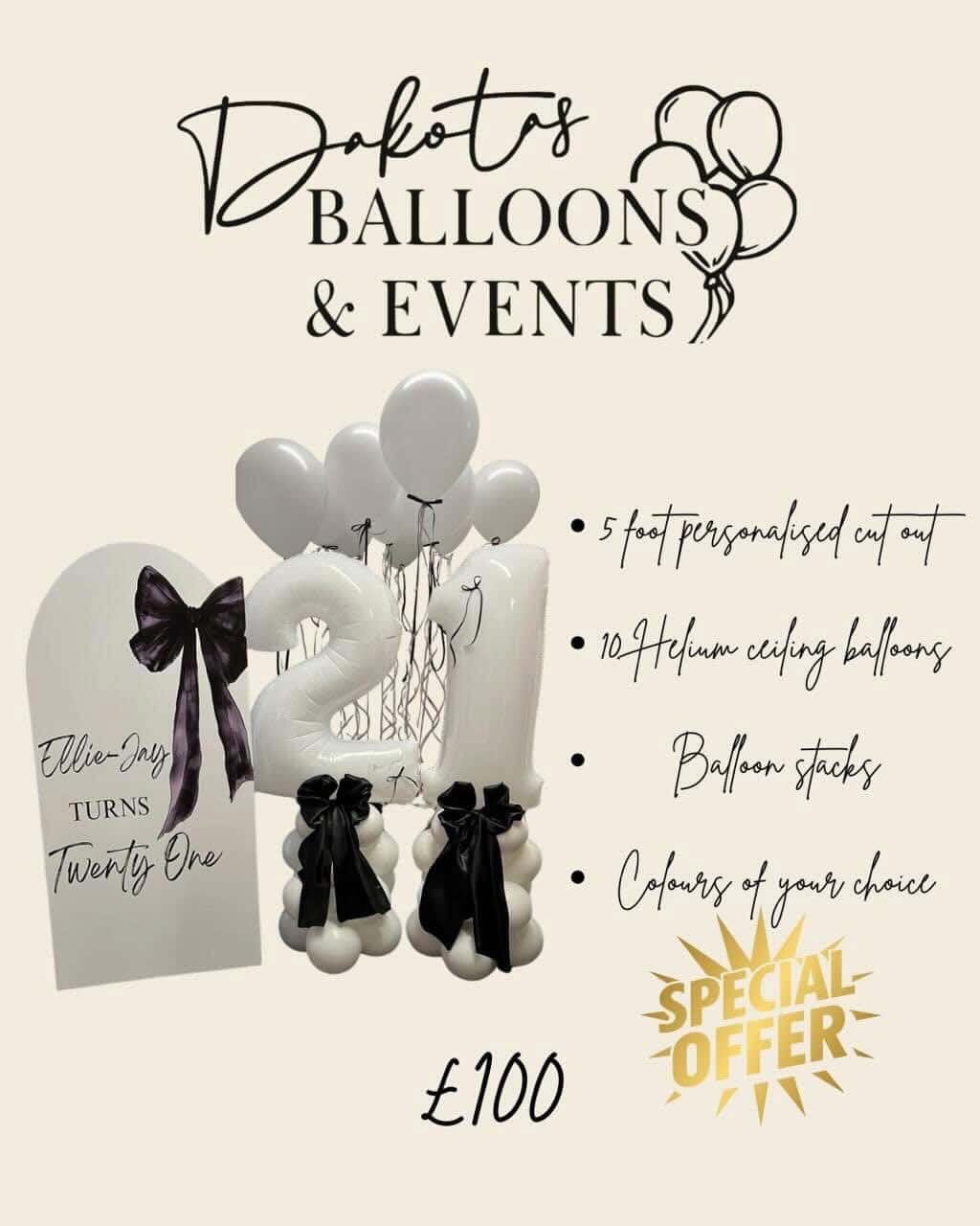 Post 8 by Dakota’s Balloon’s And Events on Instagram (carousel)