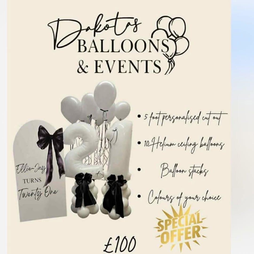 Post 2 by Dakota’s Balloon’s And Events on Instagram (carousel)