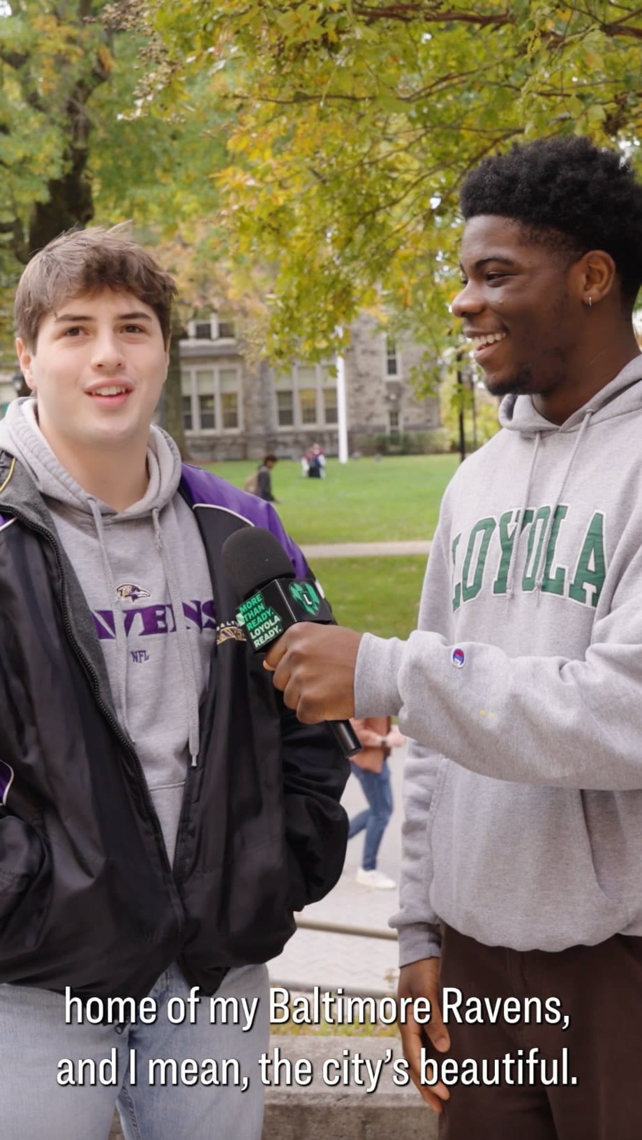 Post 10 by Loyola Undergraduate Admission on Instagram (video)