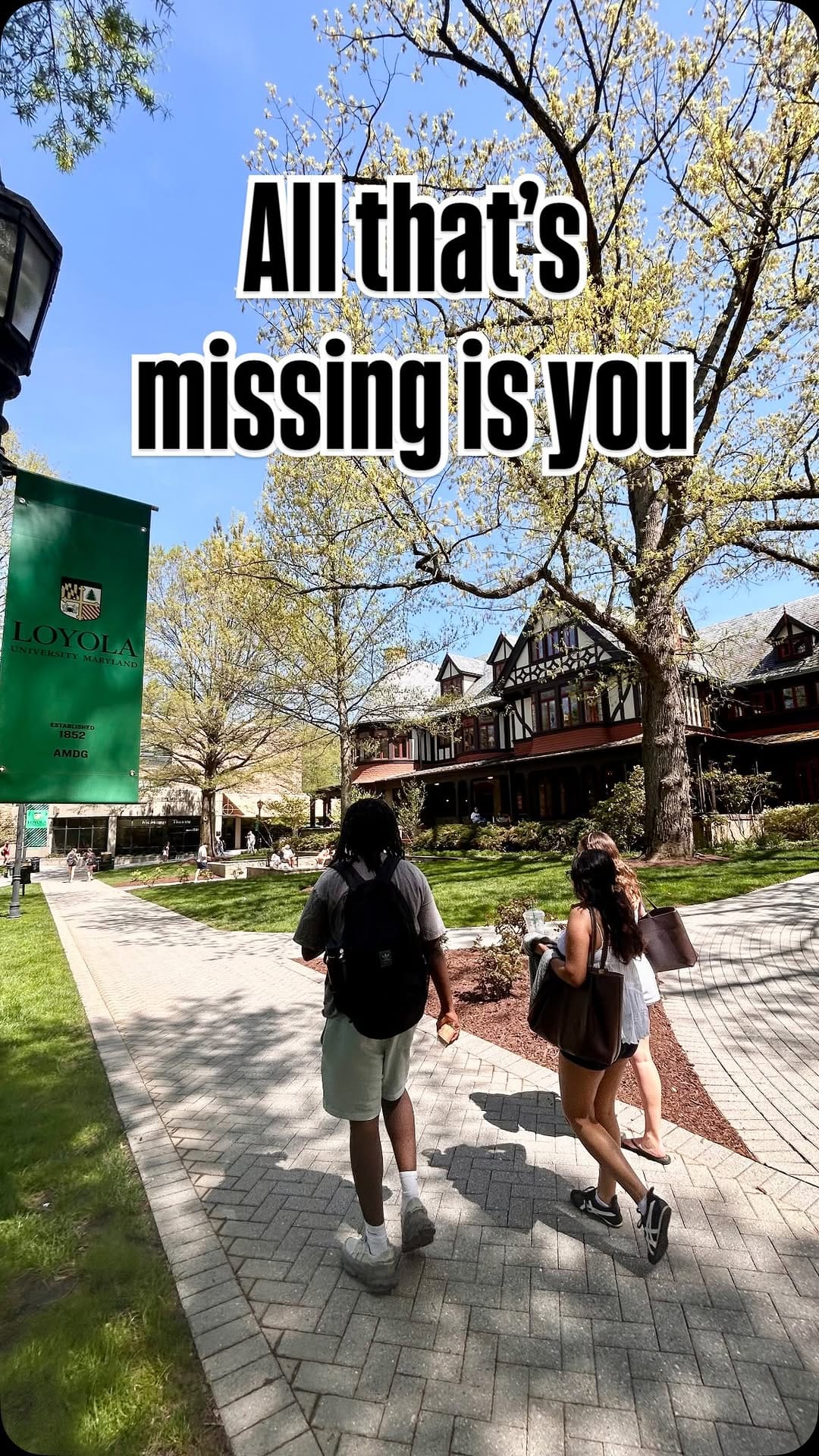 Post 4 by Loyola Undergraduate Admission on Instagram (video)