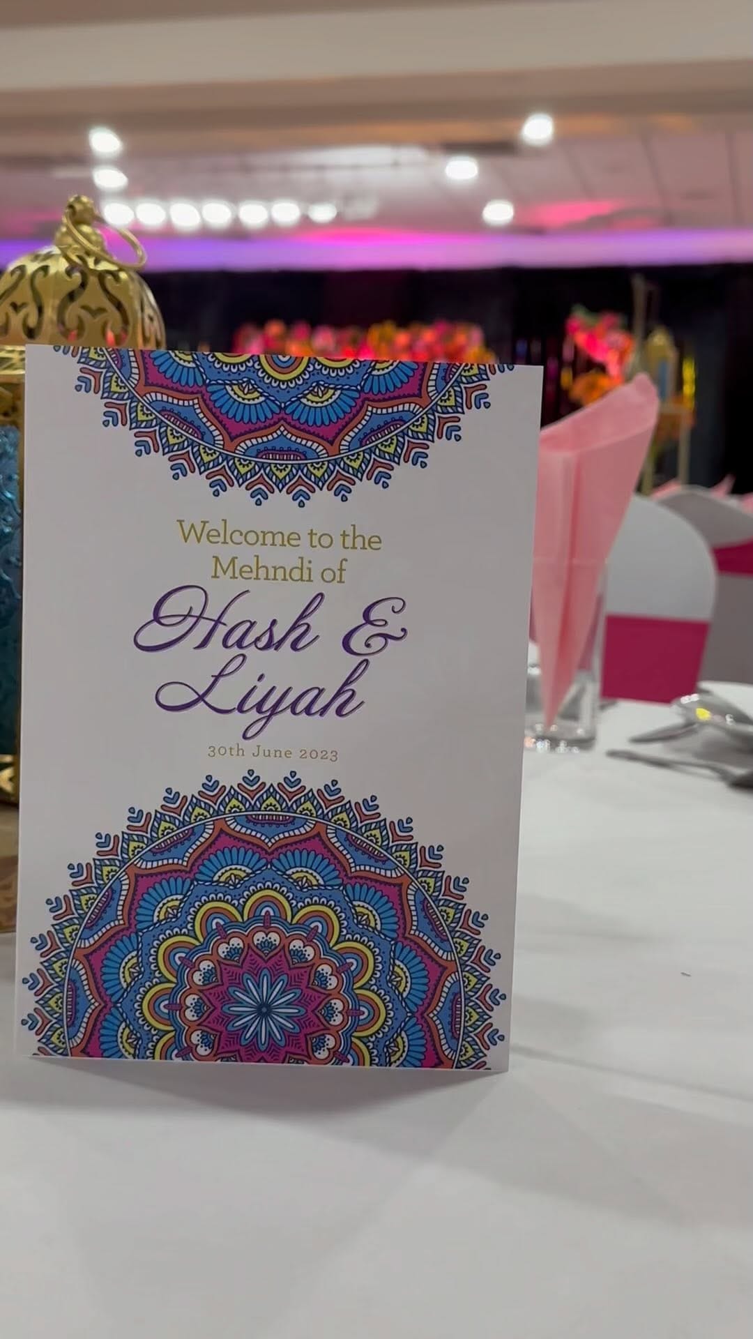 Post 9 by ZINC OCCASIONS on Instagram (video)
