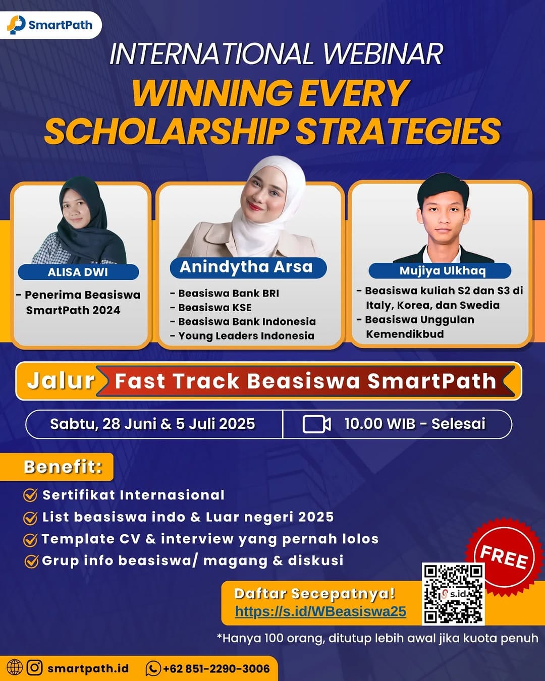 Post 3 by Kelas Pejuang | Discipline Mentorship | SNBP, SNBT, Mandiri on Instagram (carousel)
