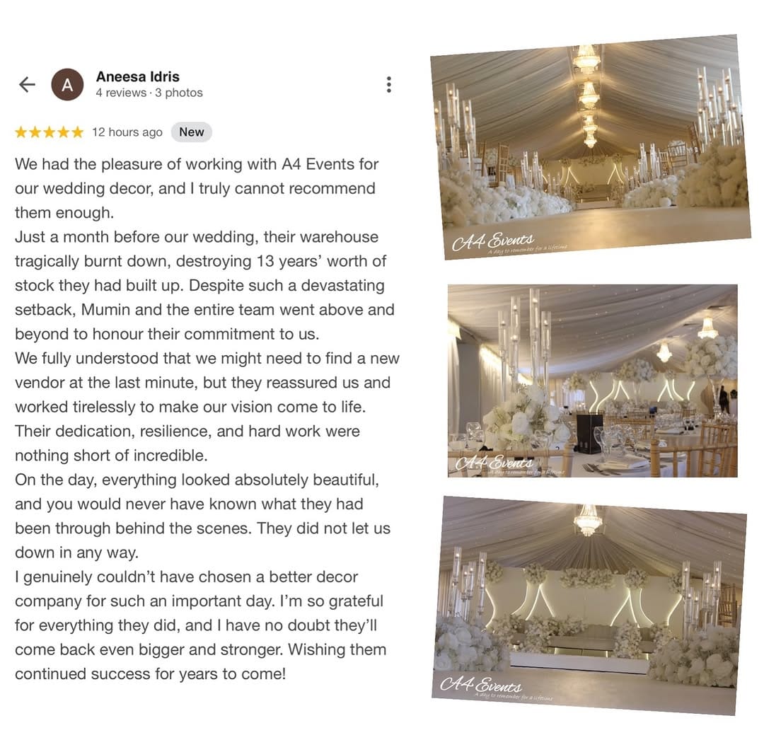 Post 9 by A4 Events on Instagram (image)