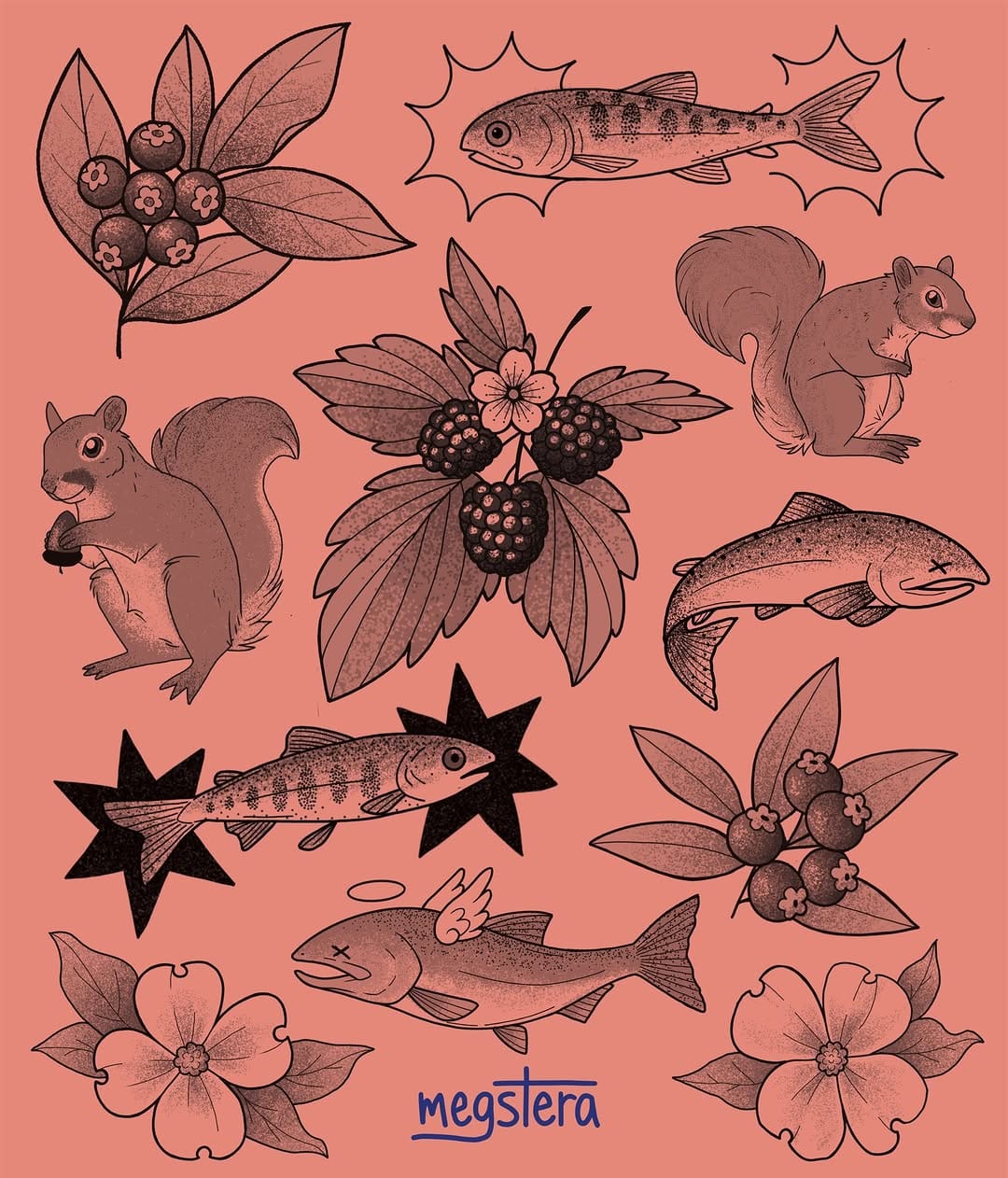 Post 8 by Meg - Hand Poke Tattoos 🏳️‍⚧️🏳️‍🌈 on Instagram (carousel)