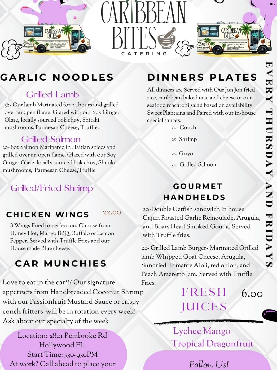 Post 5 by Caribbean Bites Catering| Food Truck on Instagram (image)