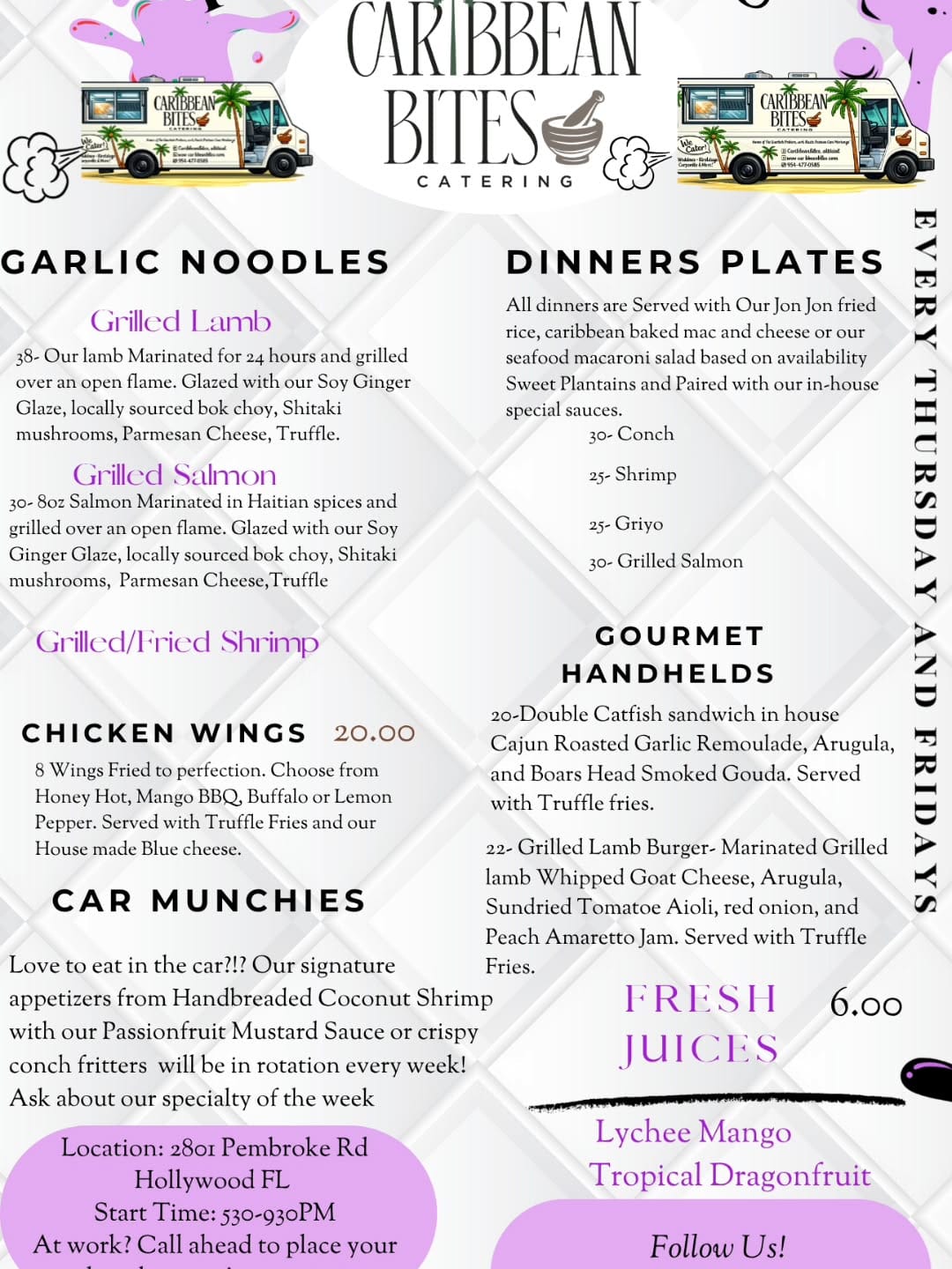 Post 6 by Caribbean Bites Catering| Food Truck on Instagram (image)