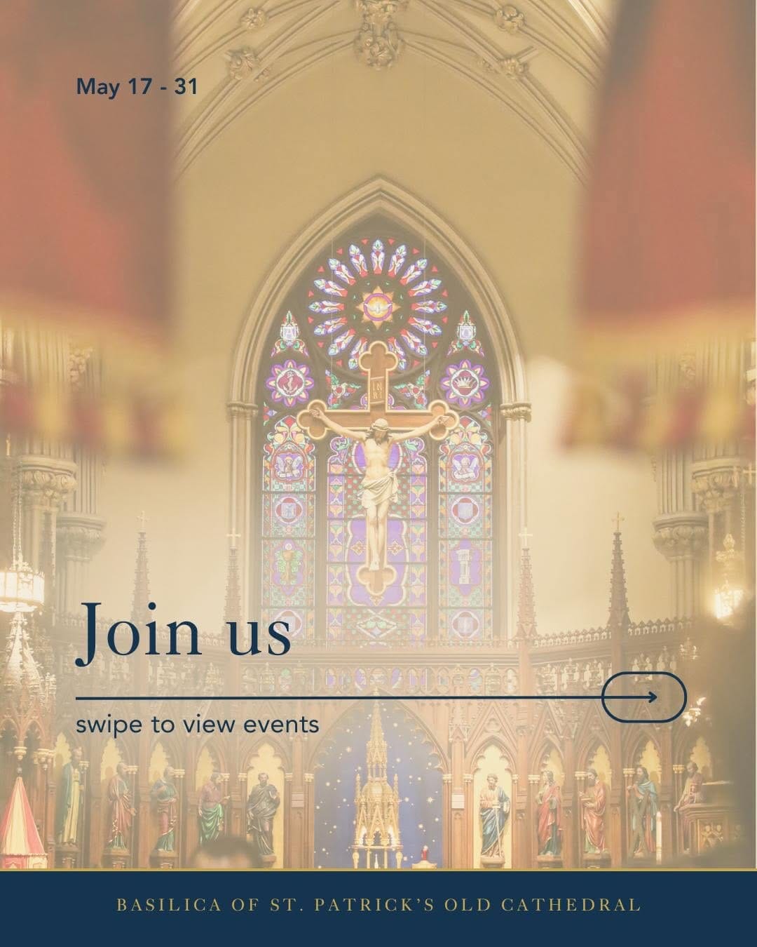 Post 6 by Basilica of St. Patrick's Old Cathedral on Instagram (carousel)