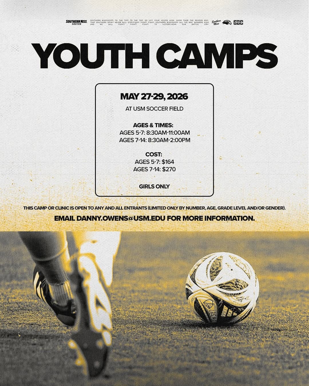 Post 5 by Southern Miss Soccer on Instagram (image)