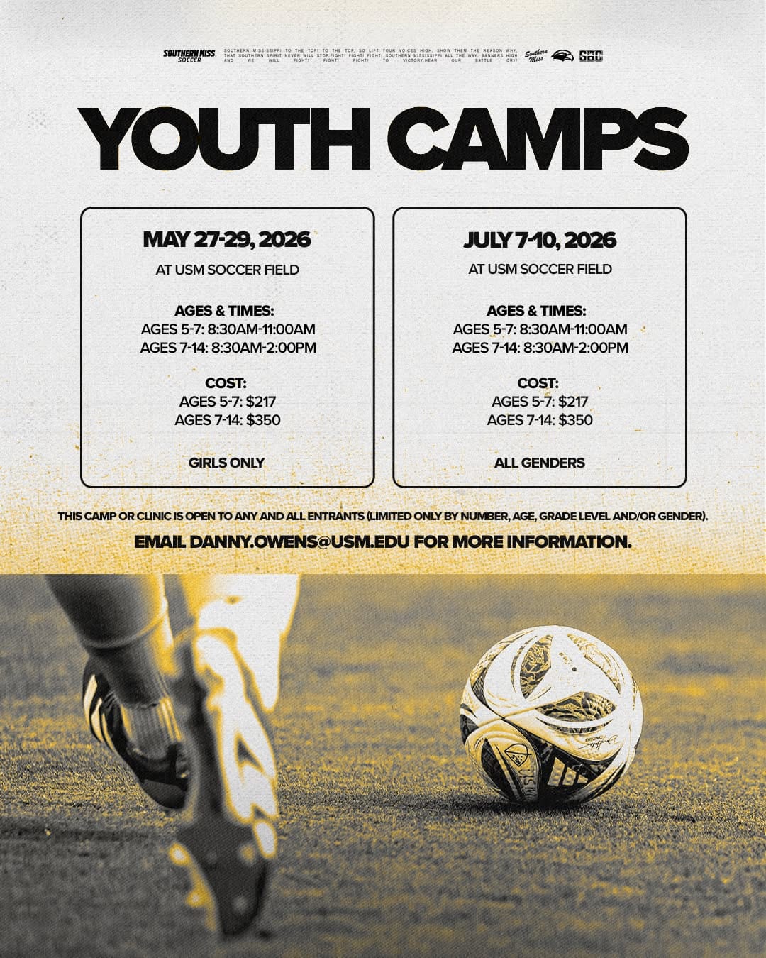Post 9 by Southern Miss Soccer on Instagram (image)