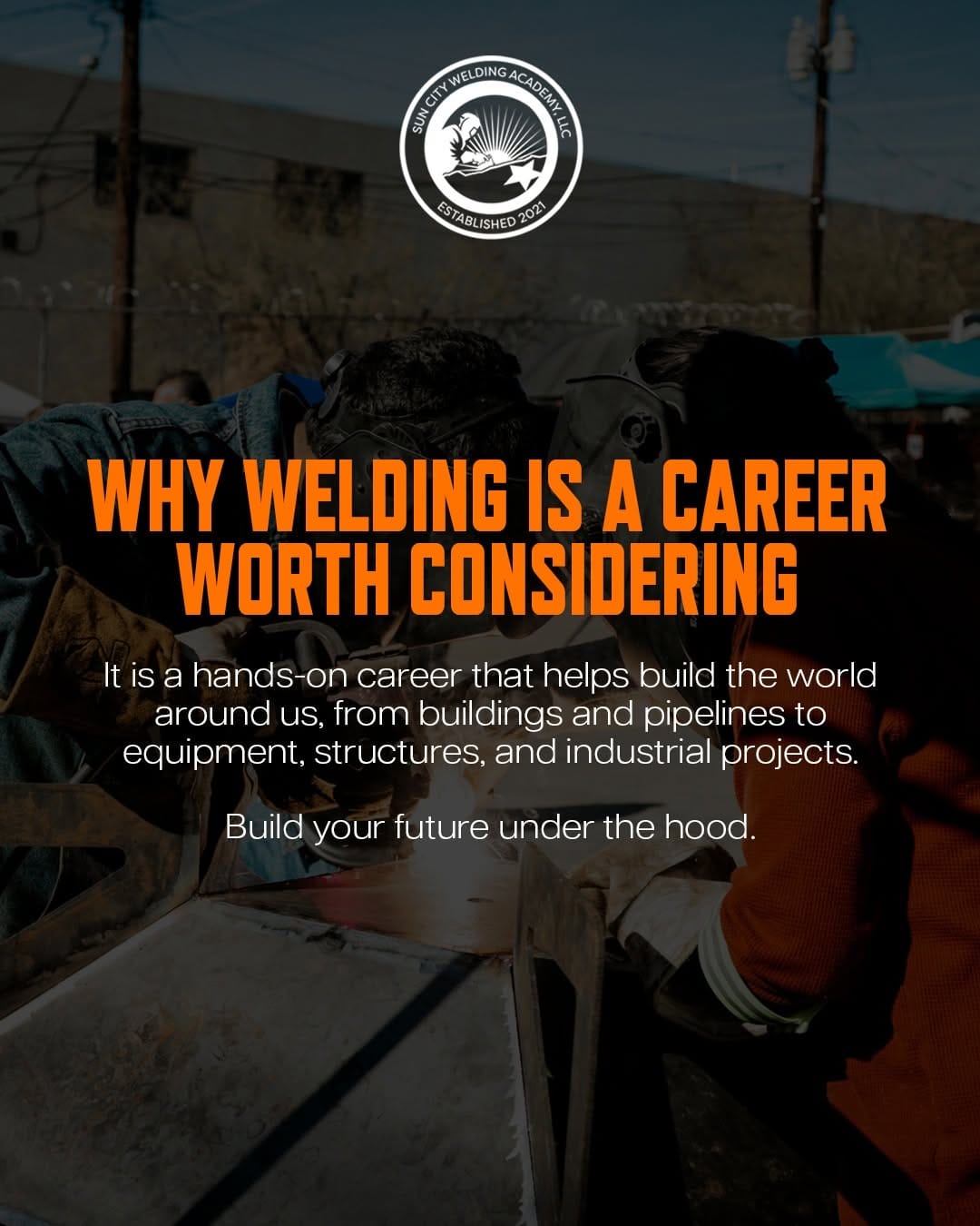 Post 4 by SUN CITY WELDING ACADEMY on Instagram (image)