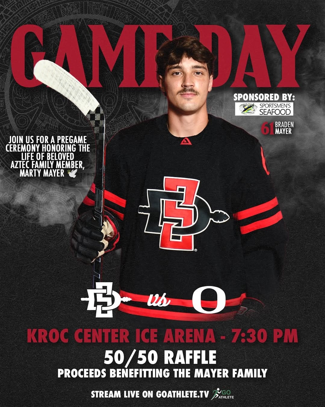 Post 8 by San Diego State Ice Hockey on Instagram (carousel)