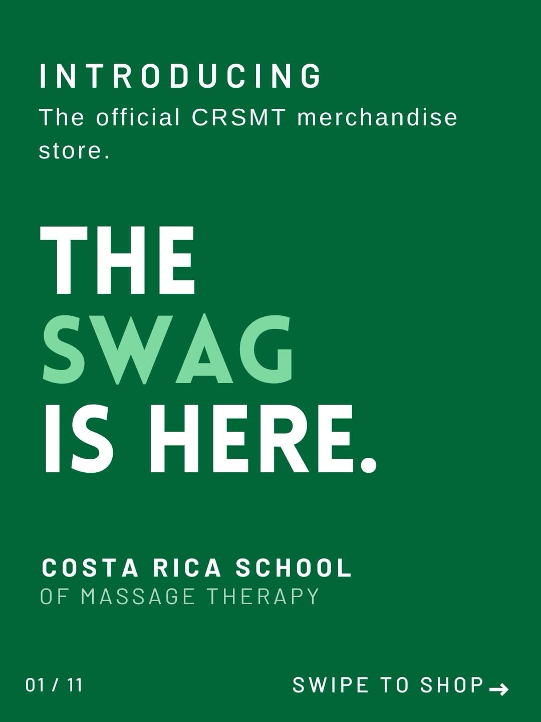 Post 8 by Costa Rica School Of Massage on Instagram (carousel)