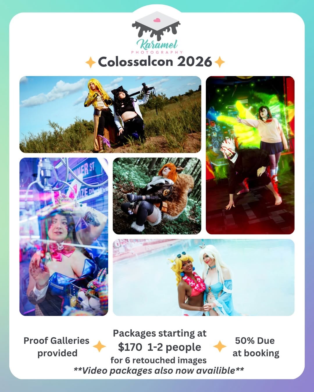Post 10 by Kara @Colossalcon☀️💖 on Instagram (carousel)