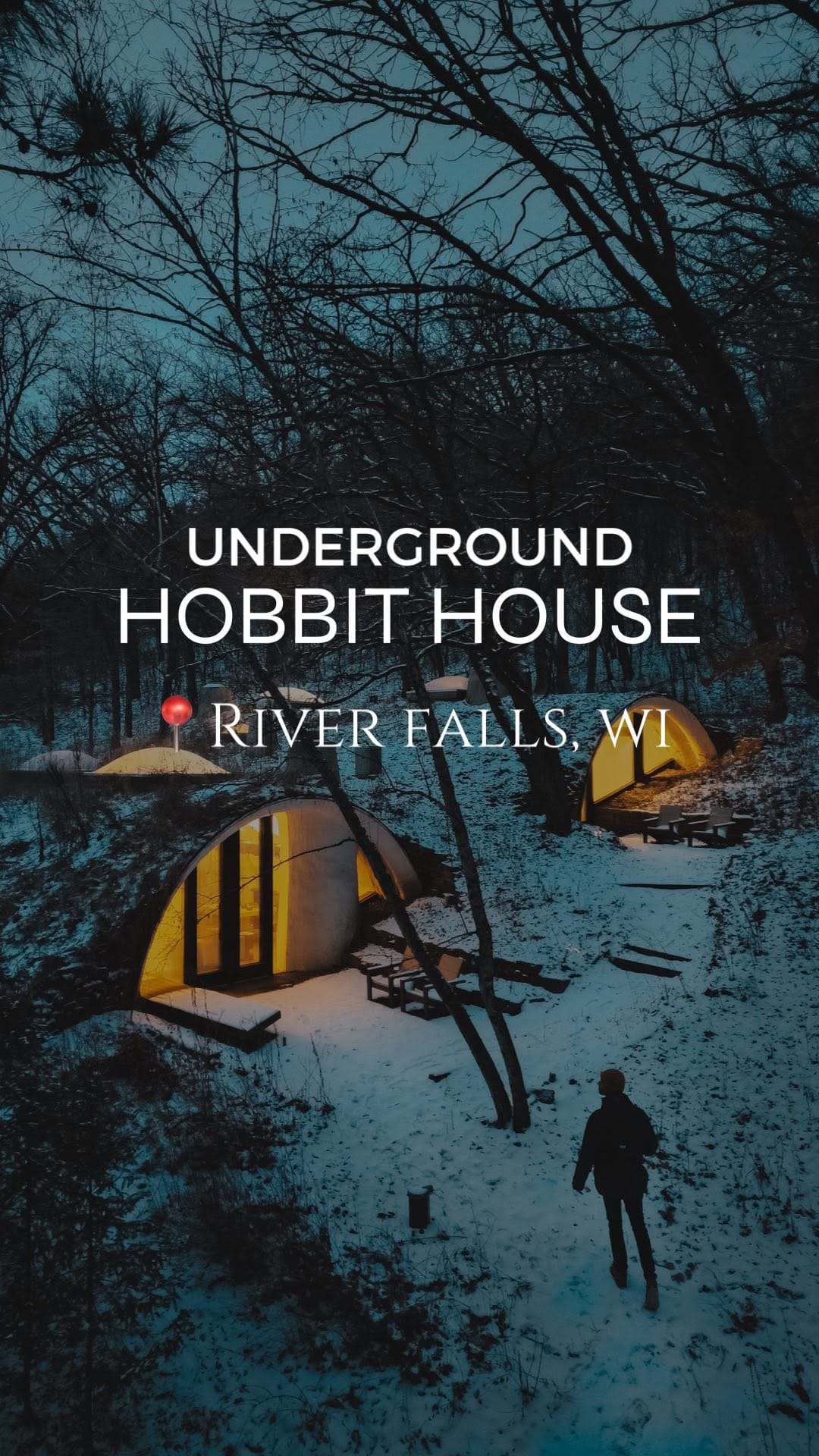 Post 10 by Wisconsin Hobbit House Vacation Rental on Instagram (video)