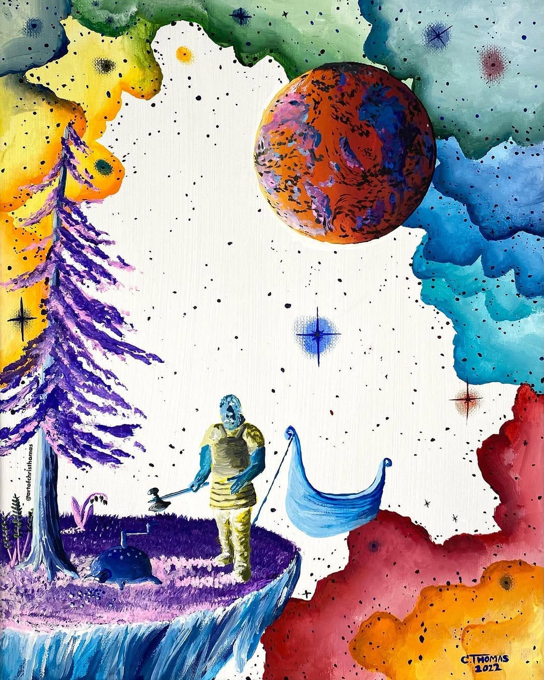 Post 8 by Christopher Thomas | Art on Instagram (carousel)