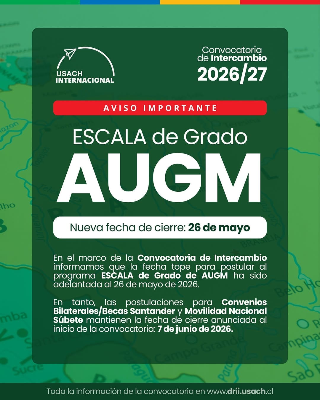 Post 5 by Usach Internacional on Instagram (image)