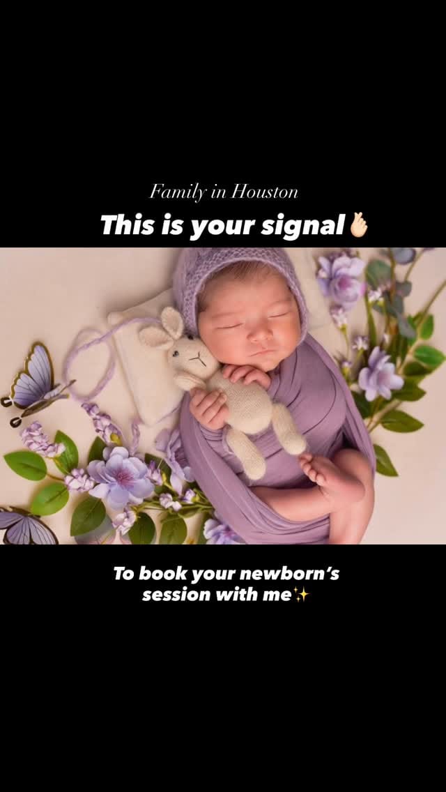 Post 7 by Sammy 🍼 HOUSTON NEWBORN PHOTOGRAPY on Instagram (video)