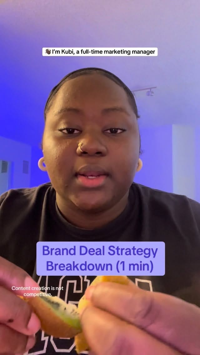 Post 8 by Kubi | Content Creator Education on Instagram (video)