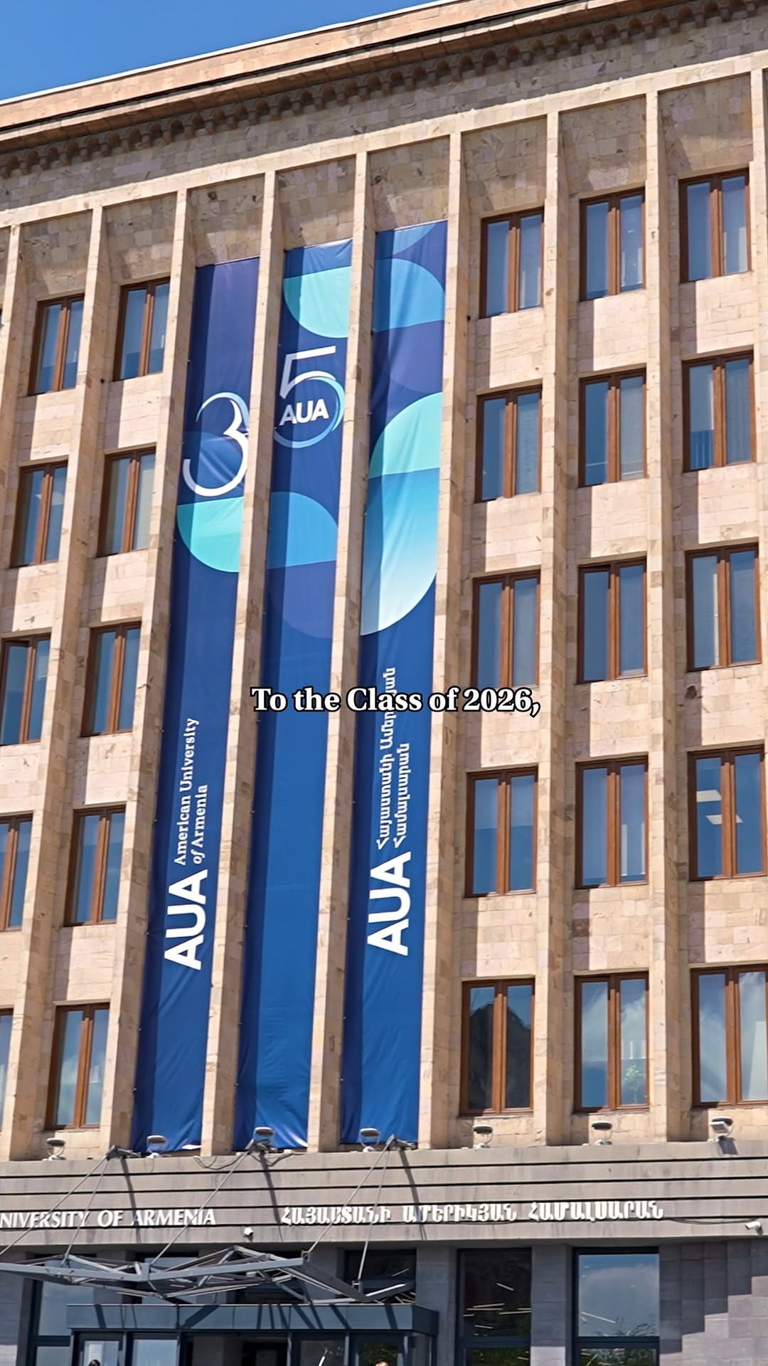 Post 7 by American University of Armenia on Instagram (video)