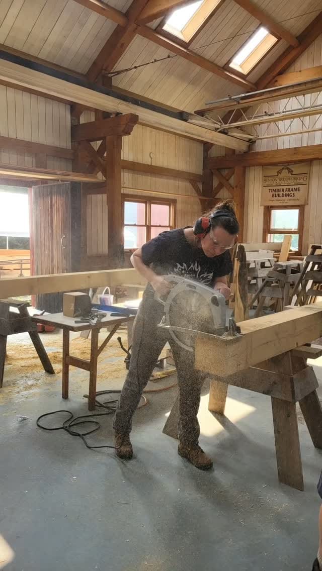 Post 3 by Falling Acorn Timber Frames on Instagram (video)