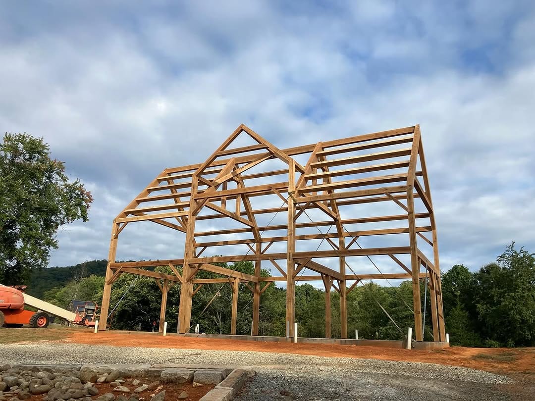 Post 9 by Falling Acorn Timber Frames on Instagram (carousel)
