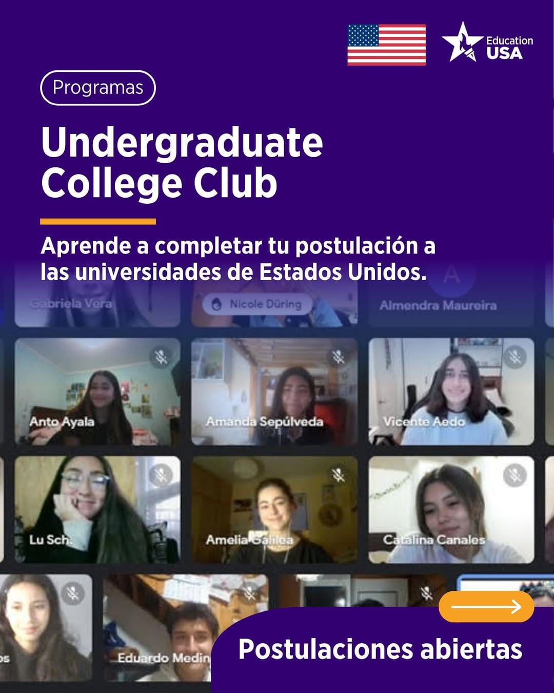 Post 9 by EducationUSA Chile on Instagram (carousel)