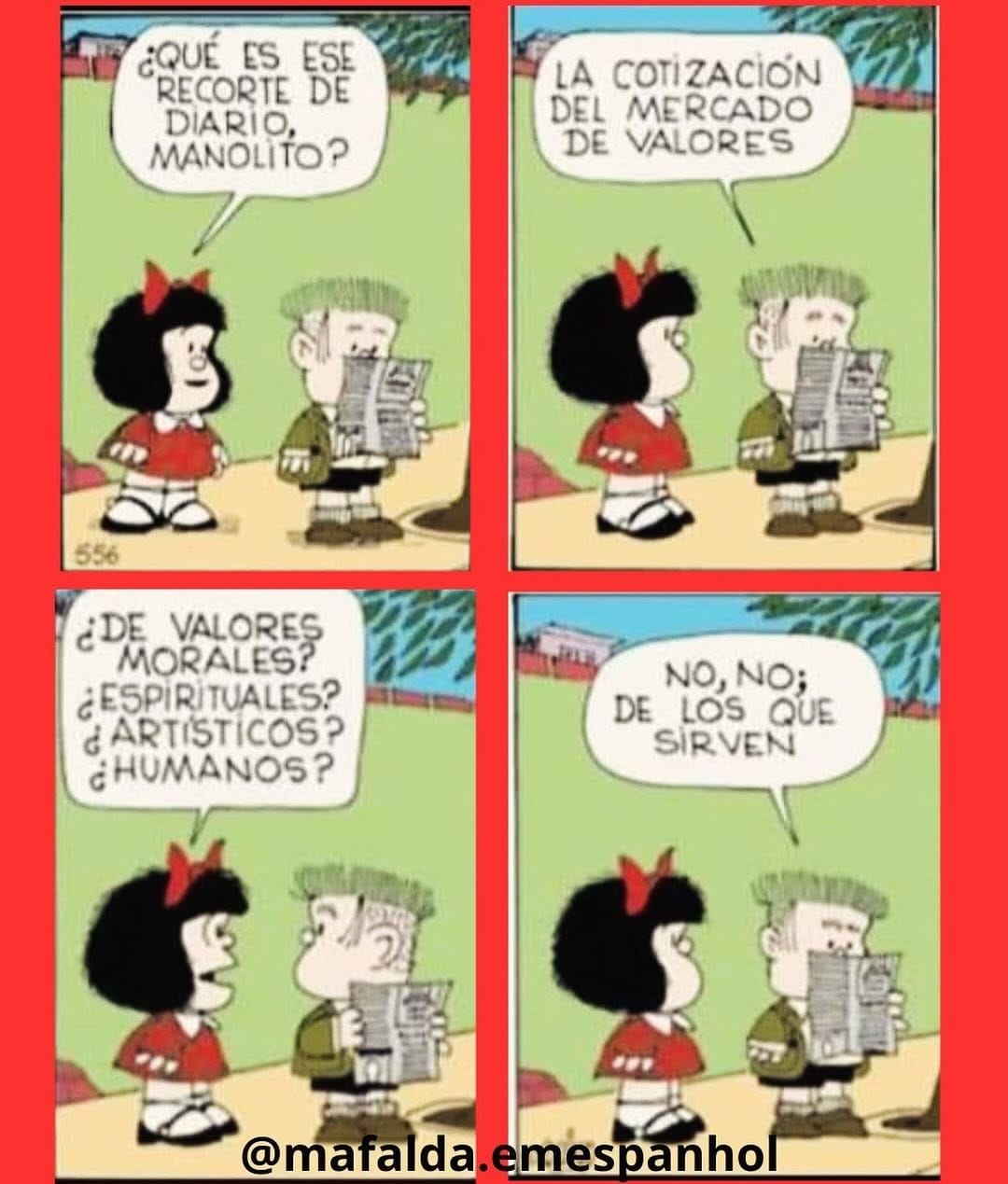 Post 9 by Mafalda no Brasil on Instagram (image)