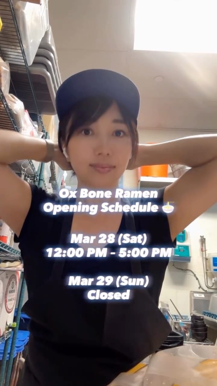 Post 7 by Yukie Kitahara | Ox Bone Ramen Westlake village on Instagram (video)
