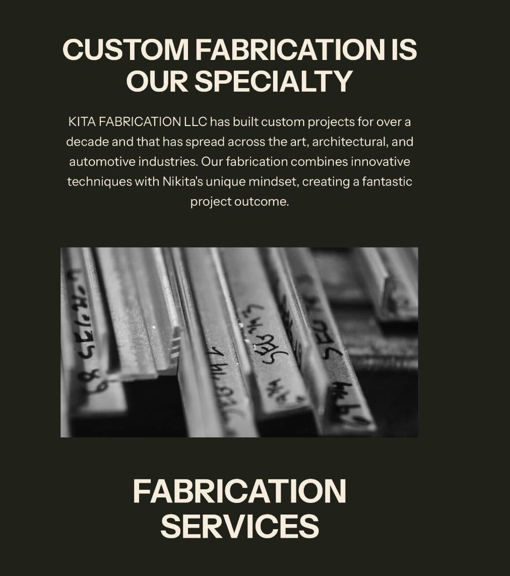 Post 9 by KITA FABRICATION on Instagram (carousel)