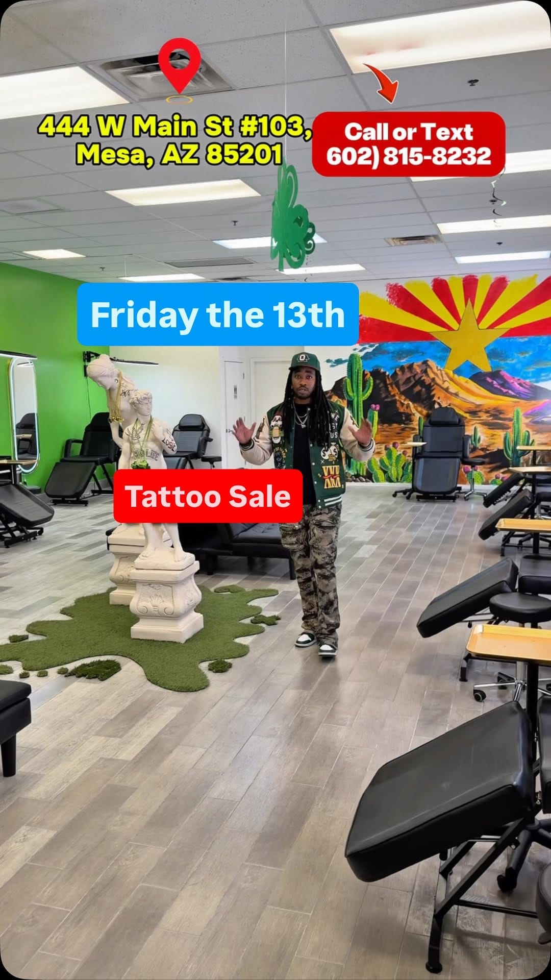 Post 7 by Dakar Little - Arizona Tattoo Artist - Social Media Coach on Instagram (video)