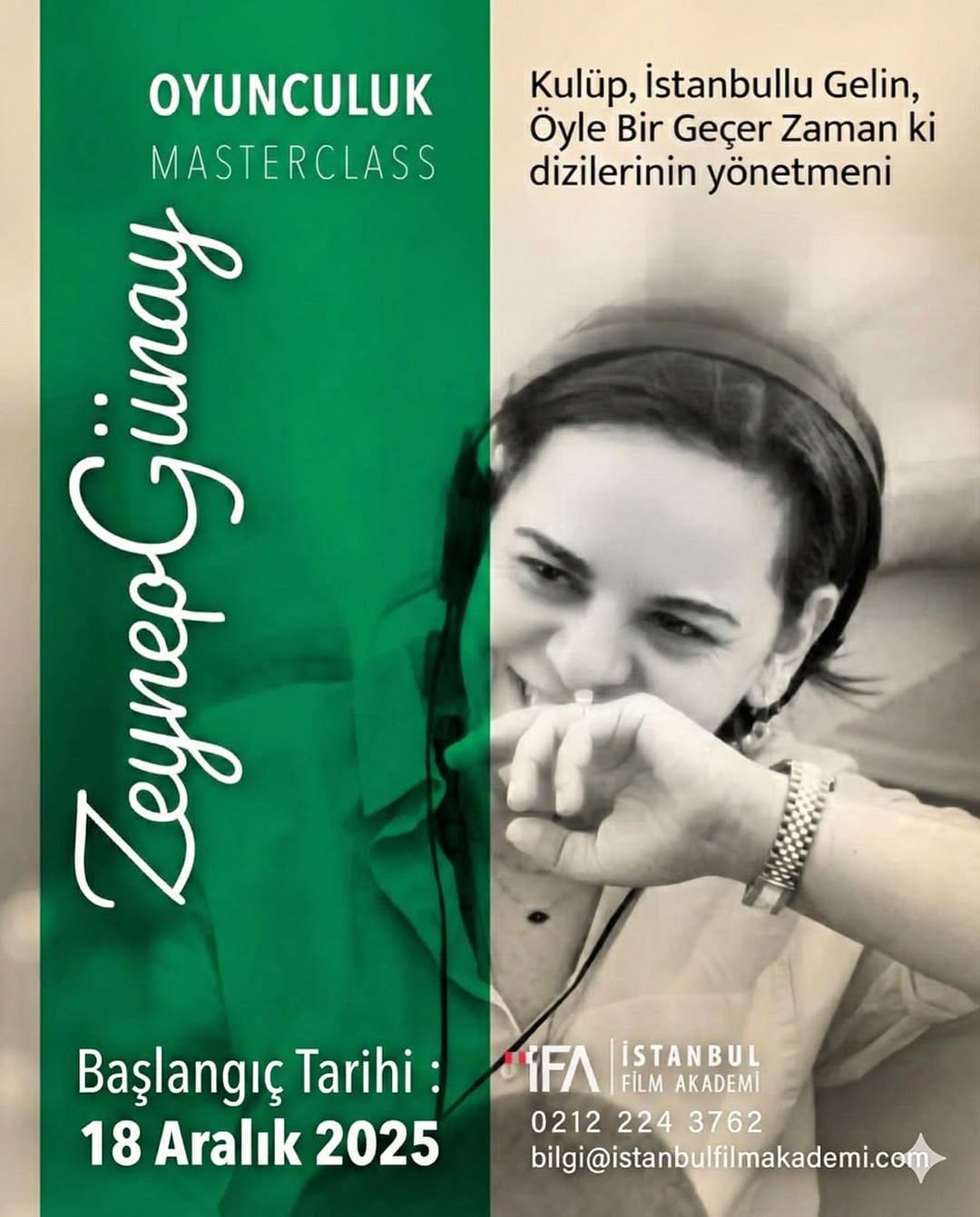 Post 1 by İstanbul Film Akademi on Instagram (image)