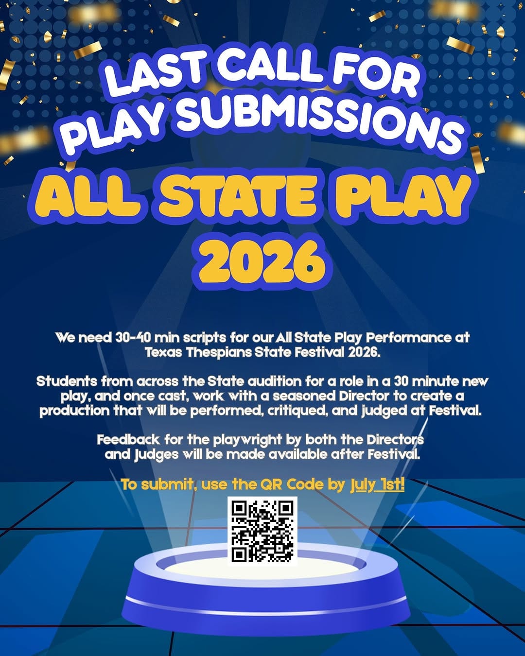 Post 1 by Texas Thespians 🎭 on Instagram (image)