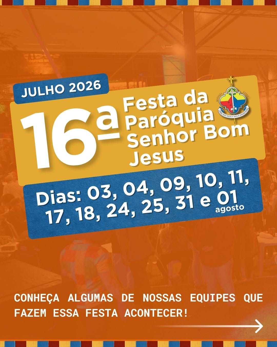 Post 6 by Paróquia do Senhor Bom Jesus on Instagram (carousel)
