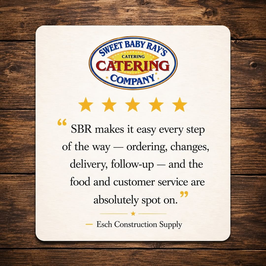 Post 4 by Sweet Baby Ray's Restaurant & Catering on Instagram (image)