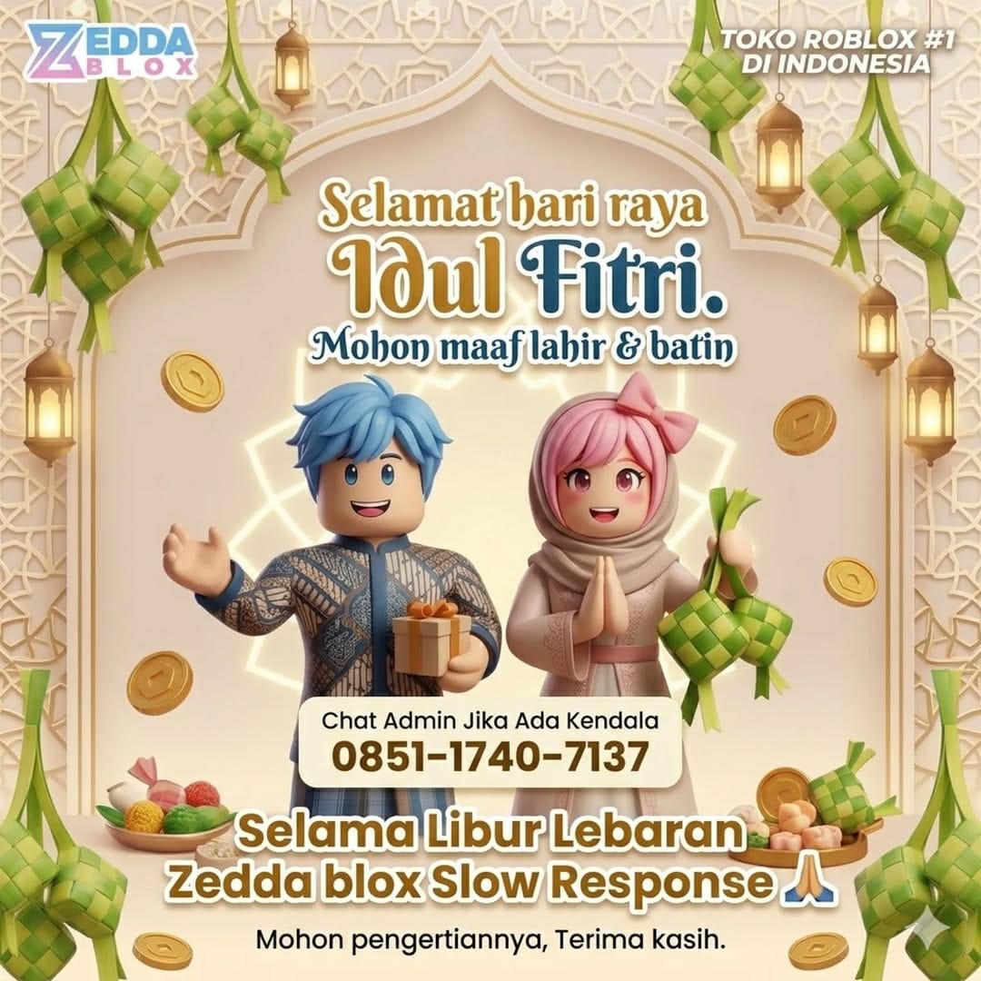 Post 4 by Topup Games & Roblox - Murah & Aman! on Instagram (image)