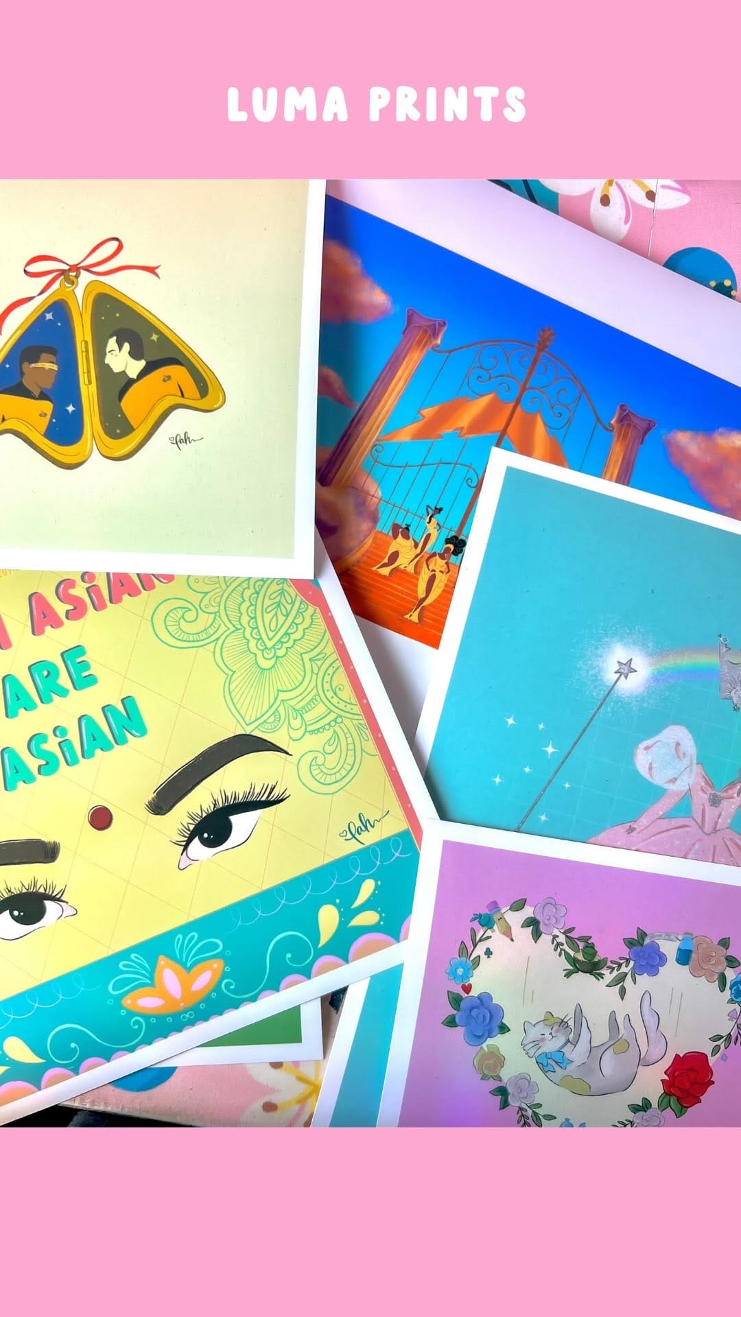 Post 8 by Faheema • Colorful Artist on Instagram (video)